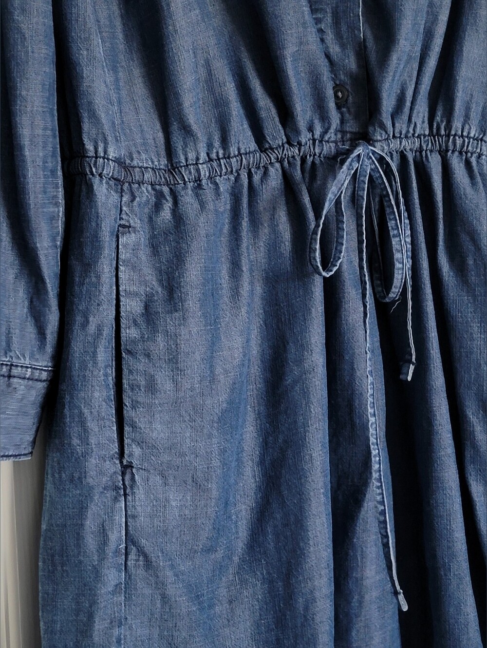 GAP Blue Chambray Dress - Picture 2 of 3